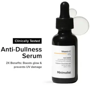 Minimalist 10% Vitamin C Face Serum for Brighter Glowing Skin