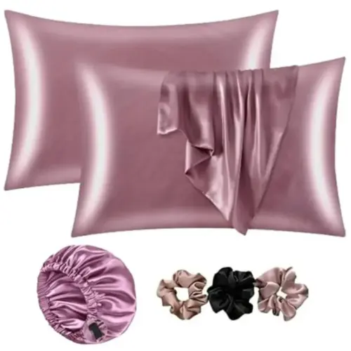 Go Well Statin Hair Bonnet review – 3-in-1 Rose Gold Combo for frizz-free mornings