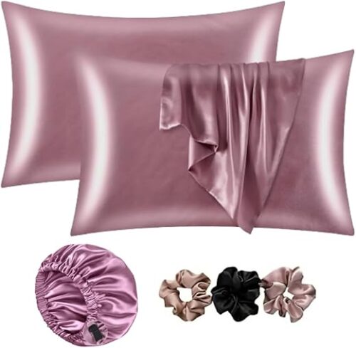 Go Well Statin Hair Bonnet review – 3-in-1 Rose Gold Combo for frizz-free mornings
